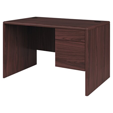 Hon Pedestal Desk Single 3/4 Right Pedestal Desk, 30 in D X 29-1/2 in H, 48" W X H107885R.NN